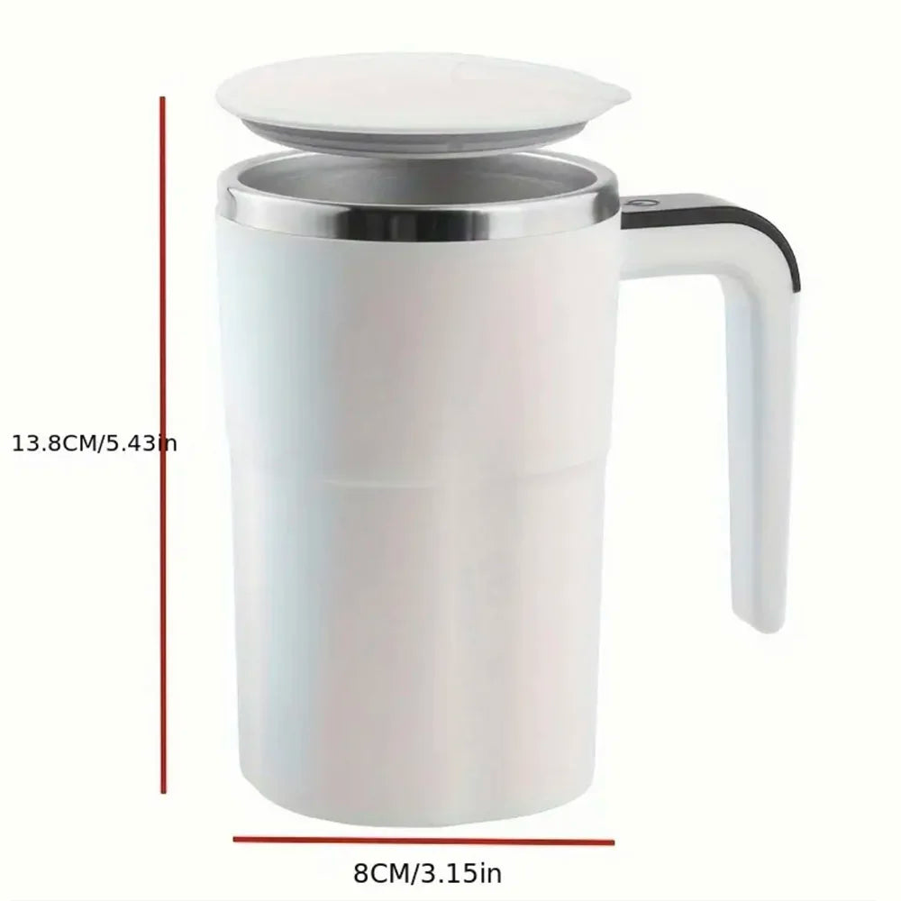 Taza Eléctrica con Agitador Automático 380ml - Recargable